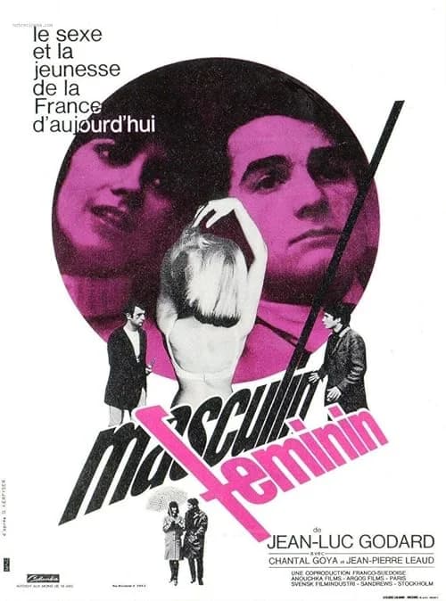 Masculine Feminine film posteri