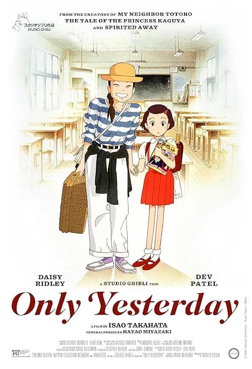 Only Yesterday film posteri