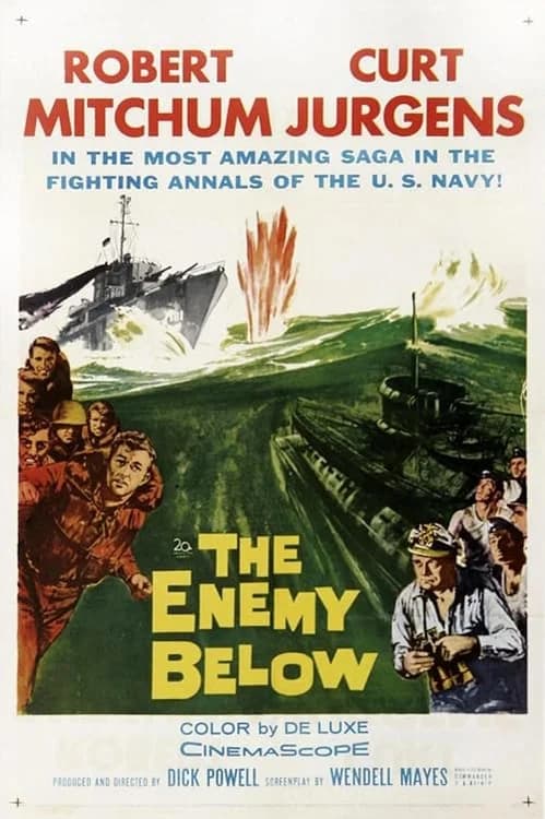 The Enemy Below film posteri